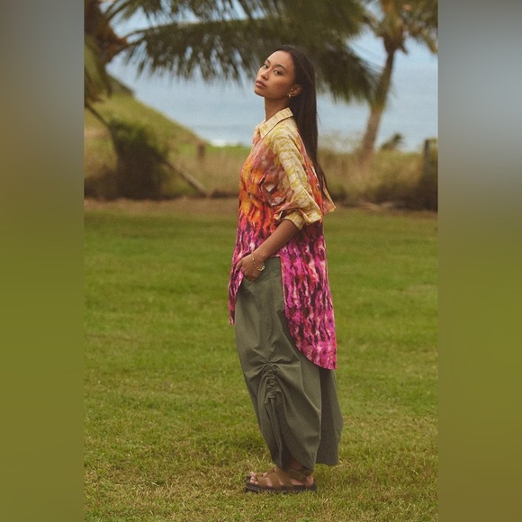 NWT By Anthropologie Buttondown Tunic - Picture 2 of 2